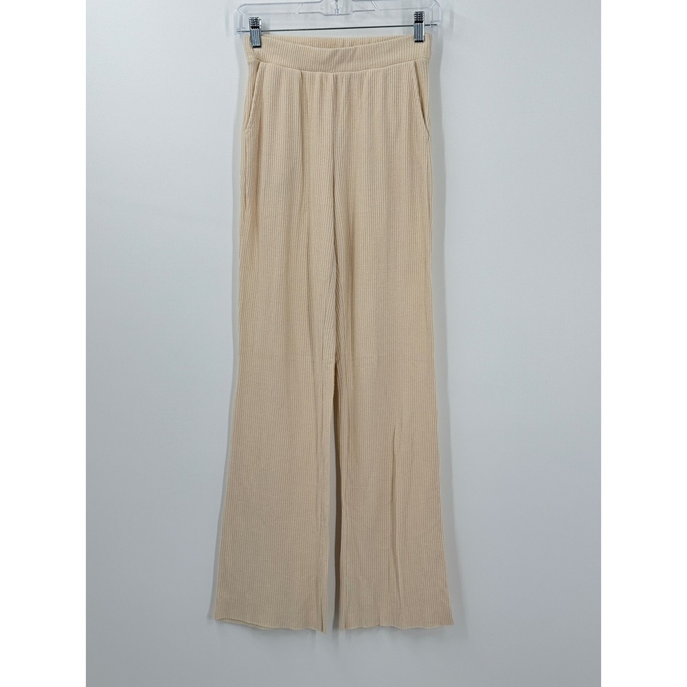 Nation LTD Ribbed Lounge Pants Womens sz XS Minimalist Cozy Loungewear